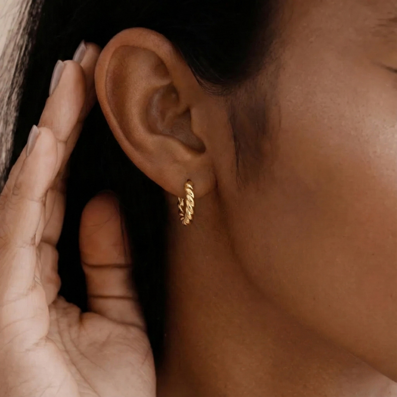 Croissant Earrings