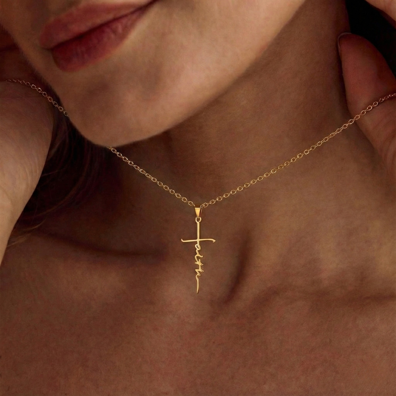 Faith Cross Necklace