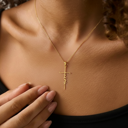 Faith Cross Necklace