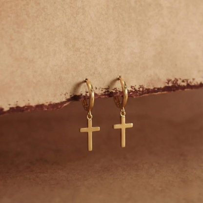 Classic Cross Earrings