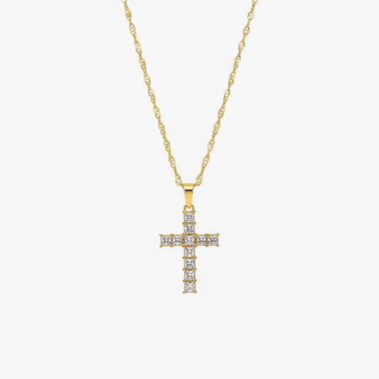 Prism Cross Necklace