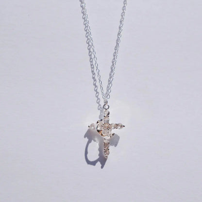 Crown Cross Necklace