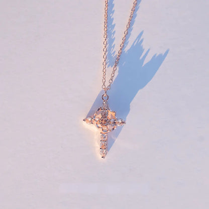 Crown Cross Necklace