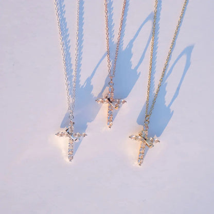 Crown Cross Necklace