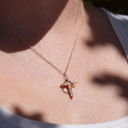 Crown Cross Necklace