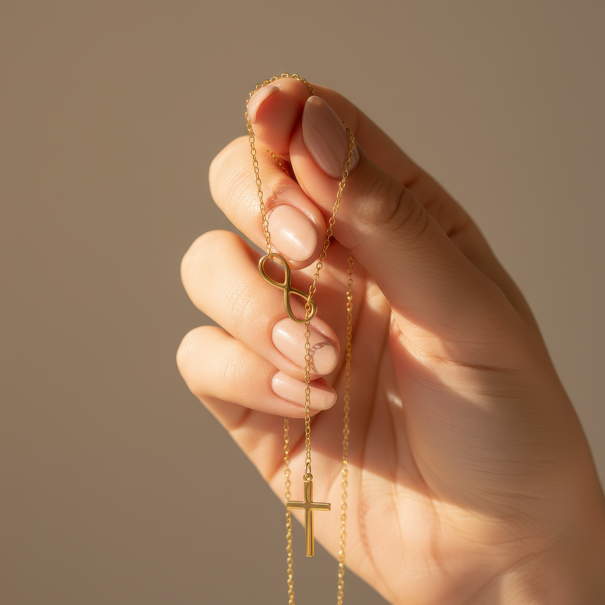 Infinity Cross Necklace