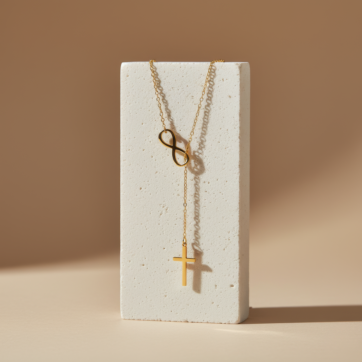Infinity Cross Necklace