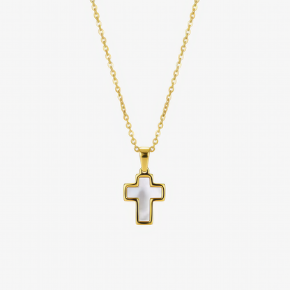 Shell Cross Necklace