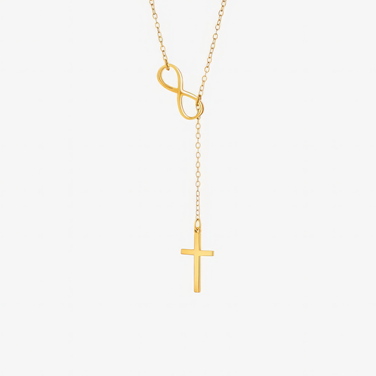 Infinity Cross Necklace