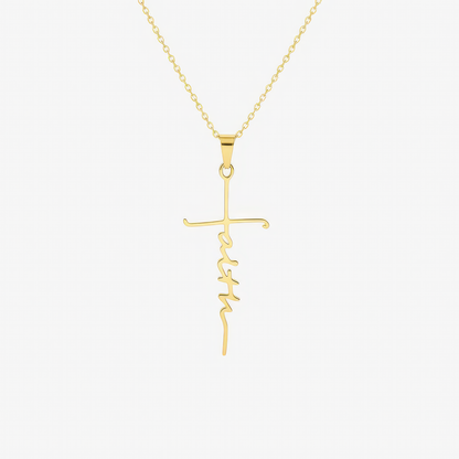 Faith Cross Necklace
