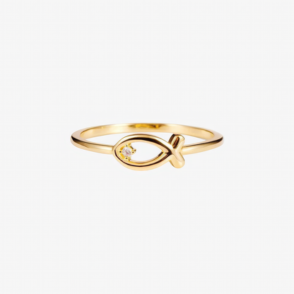 Jesus Fish Ring