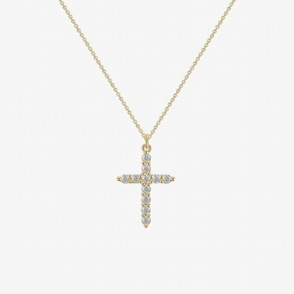Crystal Cross Necklace