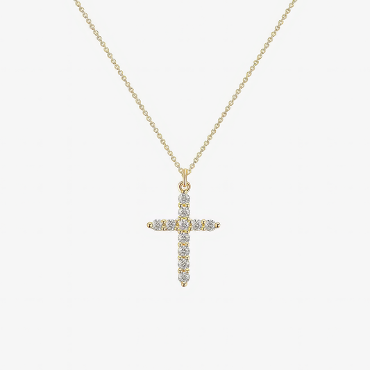 Crystal Cross Necklace